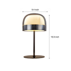 Lumenara Glass Table Lamp With Dual Night Lighting